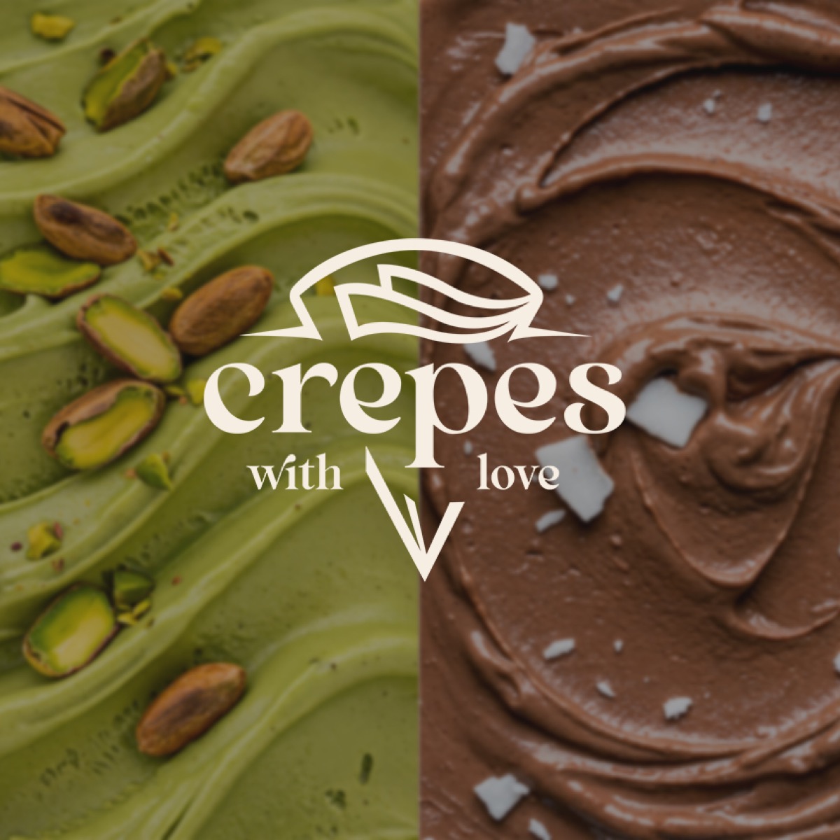 Grafikdesign Crepes with Love